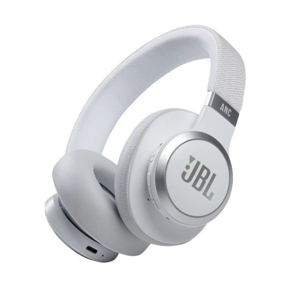 جي بي ال سماعة 660NC لايف مانعه للضوضاء - أبيض